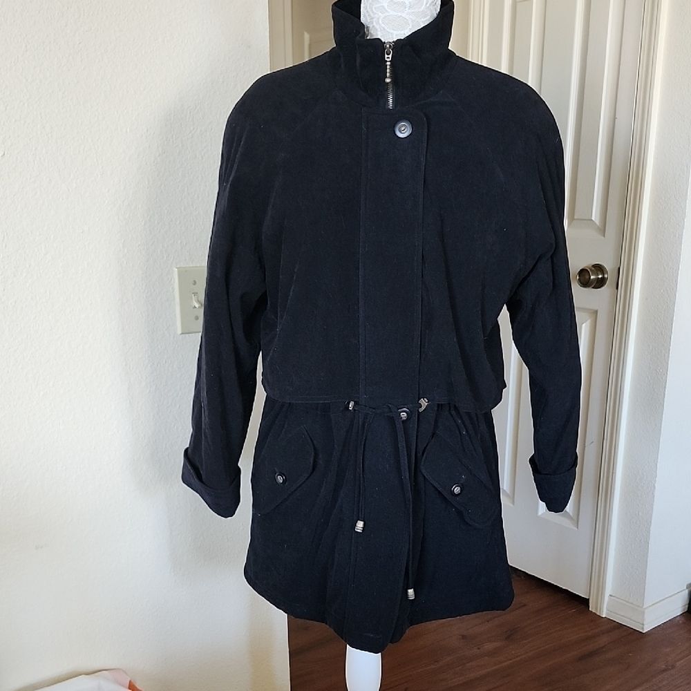 Larry Levine Microfiber Gorpcore Utility Jacket Size Small